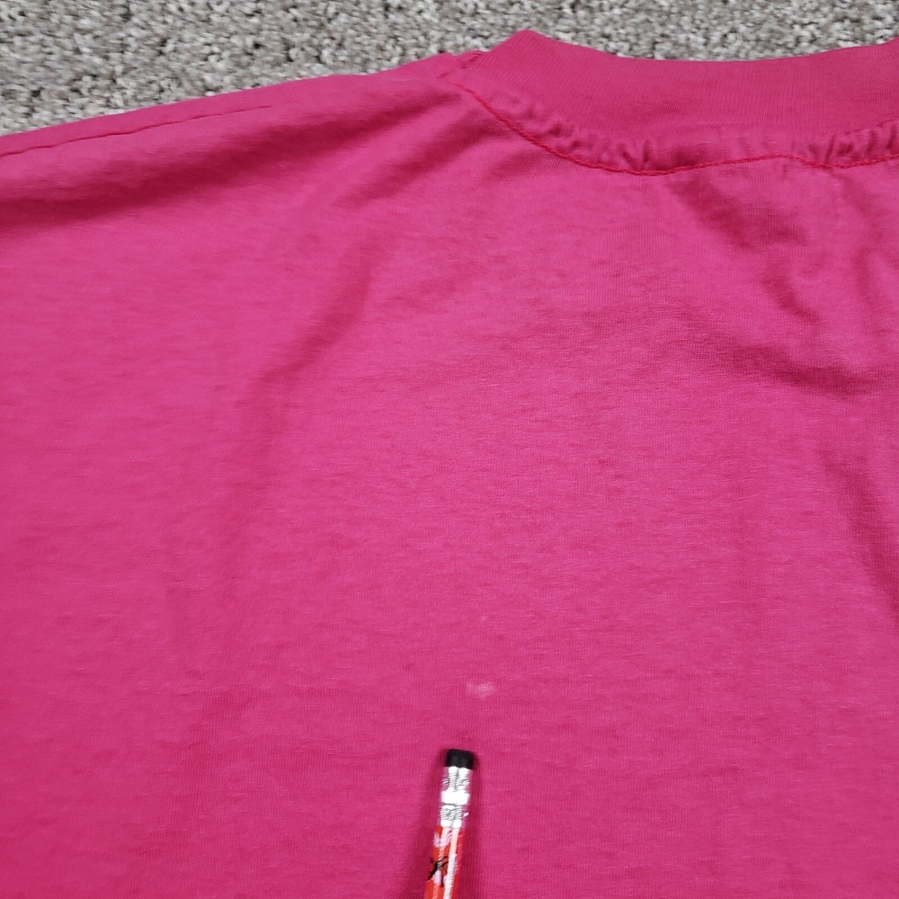 Vintage 90s Paper Thin T Shirt Mens XL Pink Single Stitch 1994 Field Day FOTL - Picture 7 of 10